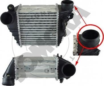 Somora 350945 - Intercooler, şarj cihazı furqanavto.az