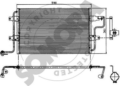 Somora 350960 - Kondenser, kondisioner furqanavto.az