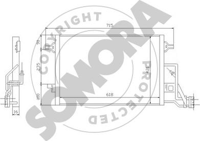 Somora 352360 - Kondenser, kondisioner furqanavto.az