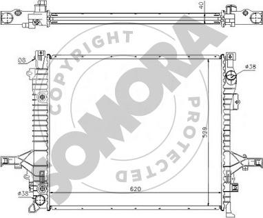 Somora 364040 - Radiator, mühərrikin soyudulması furqanavto.az