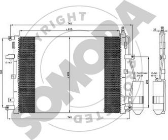 Somora 364060 - Kondenser, kondisioner furqanavto.az