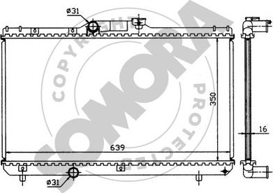 Somora 314140 - Radiator, mühərrikin soyudulması furqanavto.az