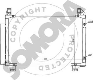 Somora 310360A - Kondenser, kondisioner furqanavto.az