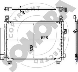 Somora 310360C - Kondenser, kondisioner furqanavto.az