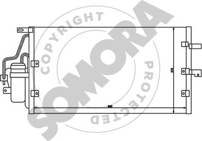 Somora 313360 - Kondenser, kondisioner furqanavto.az