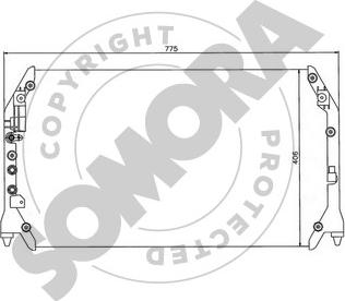 Somora 313260 - Kondenser, kondisioner furqanavto.az