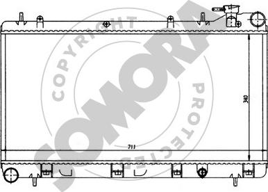 Somora 331040 - Radiator, mühərrikin soyudulması furqanavto.az