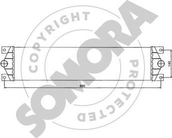 Somora 245545A - Intercooler, şarj cihazı furqanavto.az