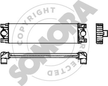 Somora 245545B - Intercooler, şarj cihazı furqanavto.az