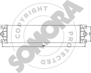 Somora 245545C - Intercooler, şarj cihazı furqanavto.az