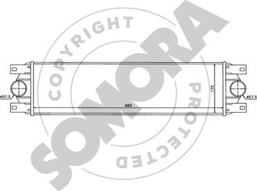 Somora 245545 - Intercooler, şarj cihazı furqanavto.az