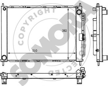 Somora 241140B - Radiator, mühərrikin soyudulması furqanavto.az