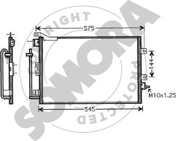 Somora 241160 - Kondenser, kondisioner furqanavto.az