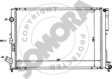 Somora 242041 - Radiator, mühərrikin soyudulması furqanavto.az