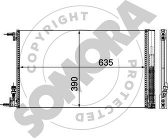 Somora 210860 - Kondenser, kondisioner furqanavto.az