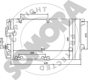 Somora 211760B - Kondenser, kondisioner furqanavto.az