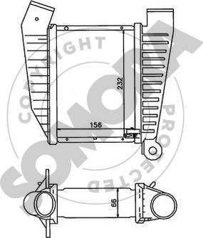 Somora 213245 - Intercooler, şarj cihazı furqanavto.az