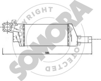 Somora 212545 - Intercooler, şarj cihazı furqanavto.az