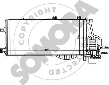 Somora 212560B - Kondenser, kondisioner furqanavto.az