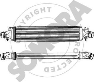 Somora 212645B - Intercooler, şarj cihazı furqanavto.az