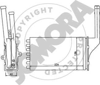 Somora 224250 - İstilik dəyişdiricisi, daxili isitmə furqanavto.az