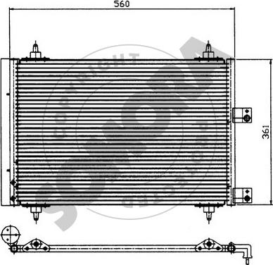 Somora 220760 - Kondenser, kondisioner furqanavto.az