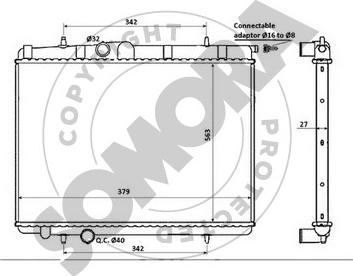 Somora 221340E - Radiator, mühərrikin soyudulması furqanavto.az