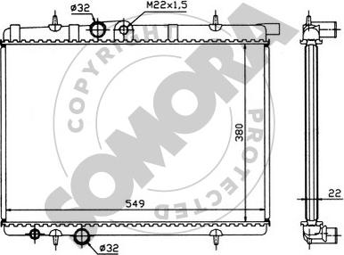 Somora 221341 - Radiator, mühərrikin soyudulması furqanavto.az