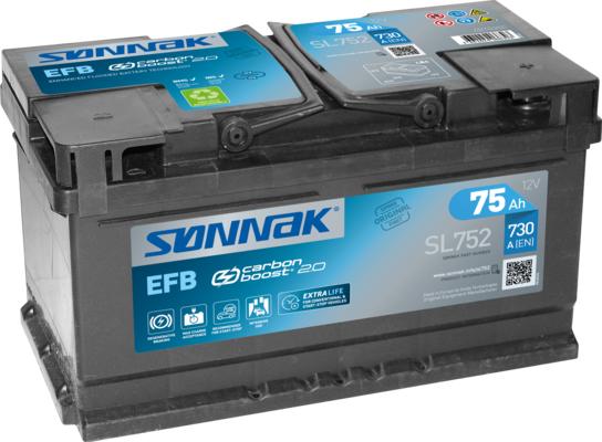 Sonnak SL752 - Başlanğıc batareyası furqanavto.az