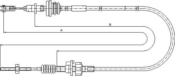 SONOVA CF00556 - Debriyaj kabeli furqanavto.az