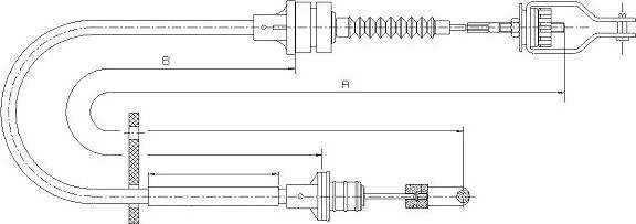 SONOVA CF01428 - Debriyaj kabeli furqanavto.az