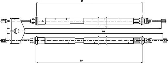 SONOVA CM08280 - Kabel, dayanacaq əyləci furqanavto.az