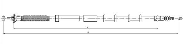 SONOVA CM02890 - Kabel, dayanacaq əyləci furqanavto.az