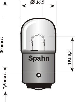 Spahn Glühlampen 4521HD - Lampa, nömrə nişanı işığı furqanavto.az