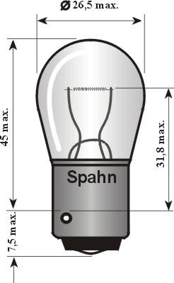 Spahn Glühlampen 4012 - Lampa, göstərici furqanavto.az