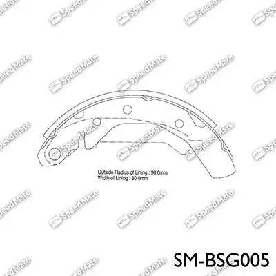 SpeedMate SM-BSG005 - Əyləc Başlığı Dəsti furqanavto.az