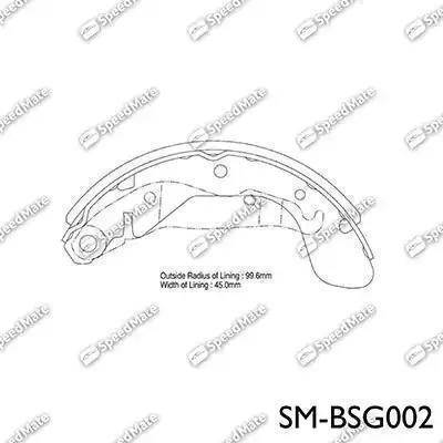 SpeedMate SM-BSG002 - Əyləc Başlığı Dəsti furqanavto.az