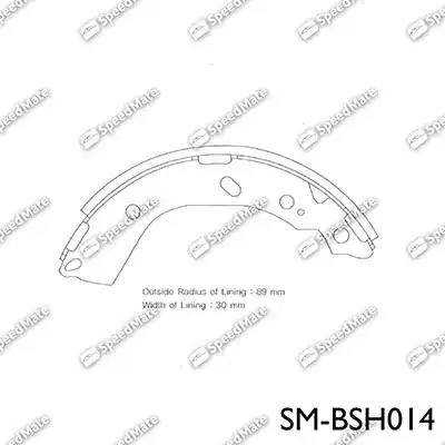 SpeedMate SM-BSH014 - Əyləc Başlığı Dəsti furqanavto.az