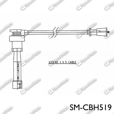 SpeedMate SM-CBH519 - Alovlanma kabeli dəsti furqanavto.az