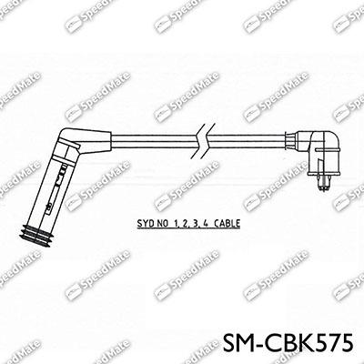 SpeedMate SM-CBK575 - Alovlanma kabeli dəsti furqanavto.az