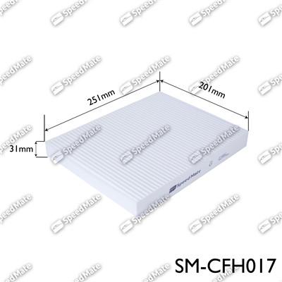 SpeedMate SM-CFH017 - Filtr, daxili hava furqanavto.az