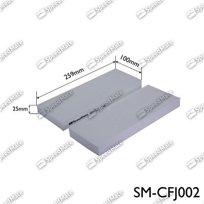 SpeedMate SM-CFJ002 - Filtr, daxili hava www.furqanavto.az