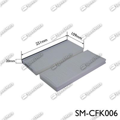 SpeedMate SM-CFK006 - Filtr, daxili hava furqanavto.az