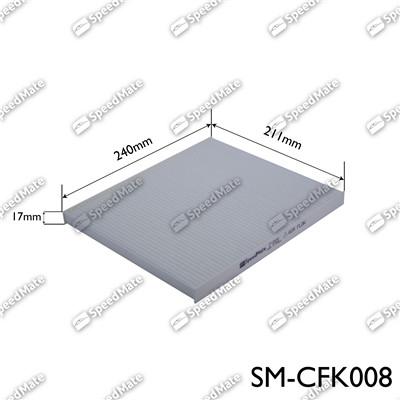 SpeedMate SM-CFK008 - Filtr, daxili hava furqanavto.az