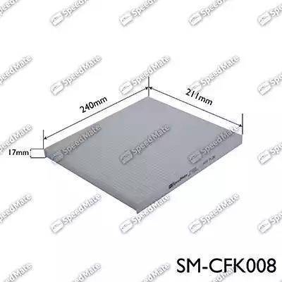 SpeedMate SM-CFK008E - Filtr, daxili hava furqanavto.az