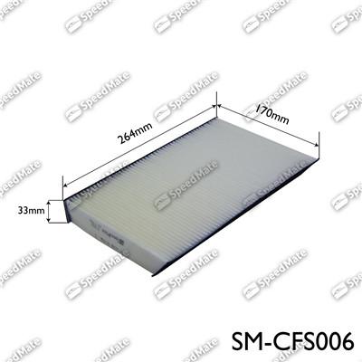 SpeedMate SM-CFS006 - Filtr, daxili hava furqanavto.az