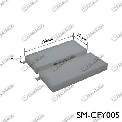 SpeedMate SM-CFY005 - Filtr, daxili hava furqanavto.az