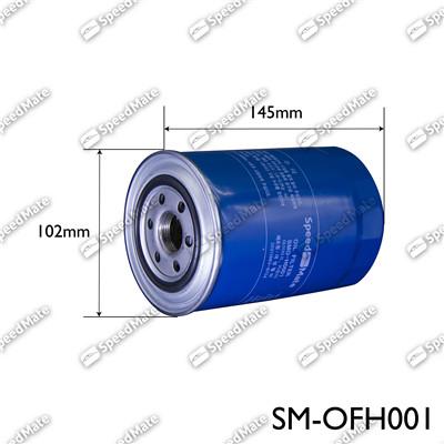SpeedMate SM-OFH001 - Yağ filtri furqanavto.az