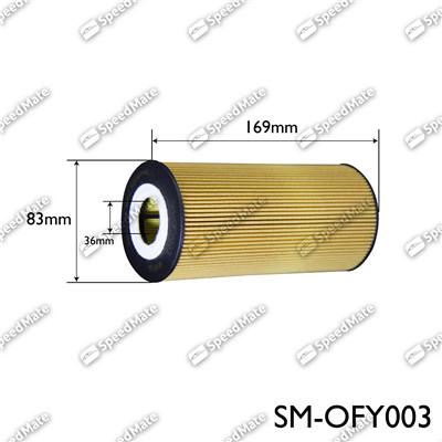 SpeedMate SM-OFY003 - Yağ filtri furqanavto.az