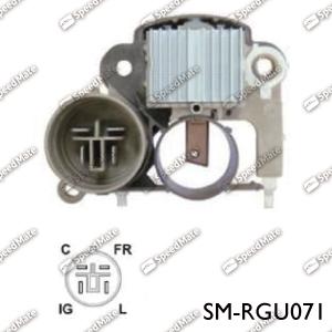 SpeedMate SM-RGU071 - Gərginlik tənzimləyicisi, alternator furqanavto.az